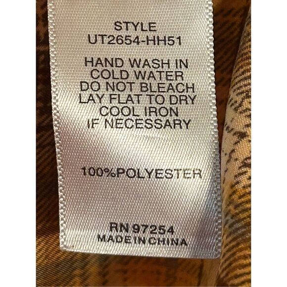 Mixed Threads Women’s  Crop Top Multicolor Plaid Sleeveless Shirt Sz Small (3976 - Picture 4 of 5